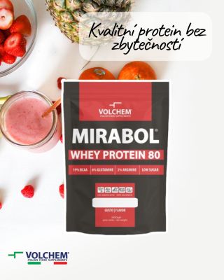 🔥Už znáte Mirabol Whey Protein 80? Obsahuje ultrafiltrovaný syrovátkový protein v koncentraci 75 % ve 100 g produktu a...